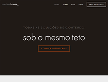 Tablet Screenshot of contenthouse.com.br