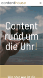 Mobile Screenshot of contenthouse.de